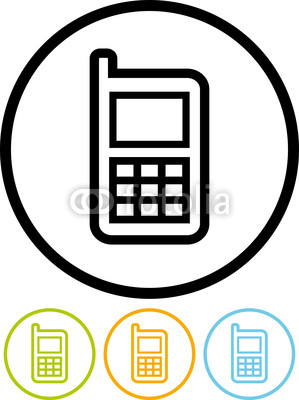 Mobile Phone Icon Vector