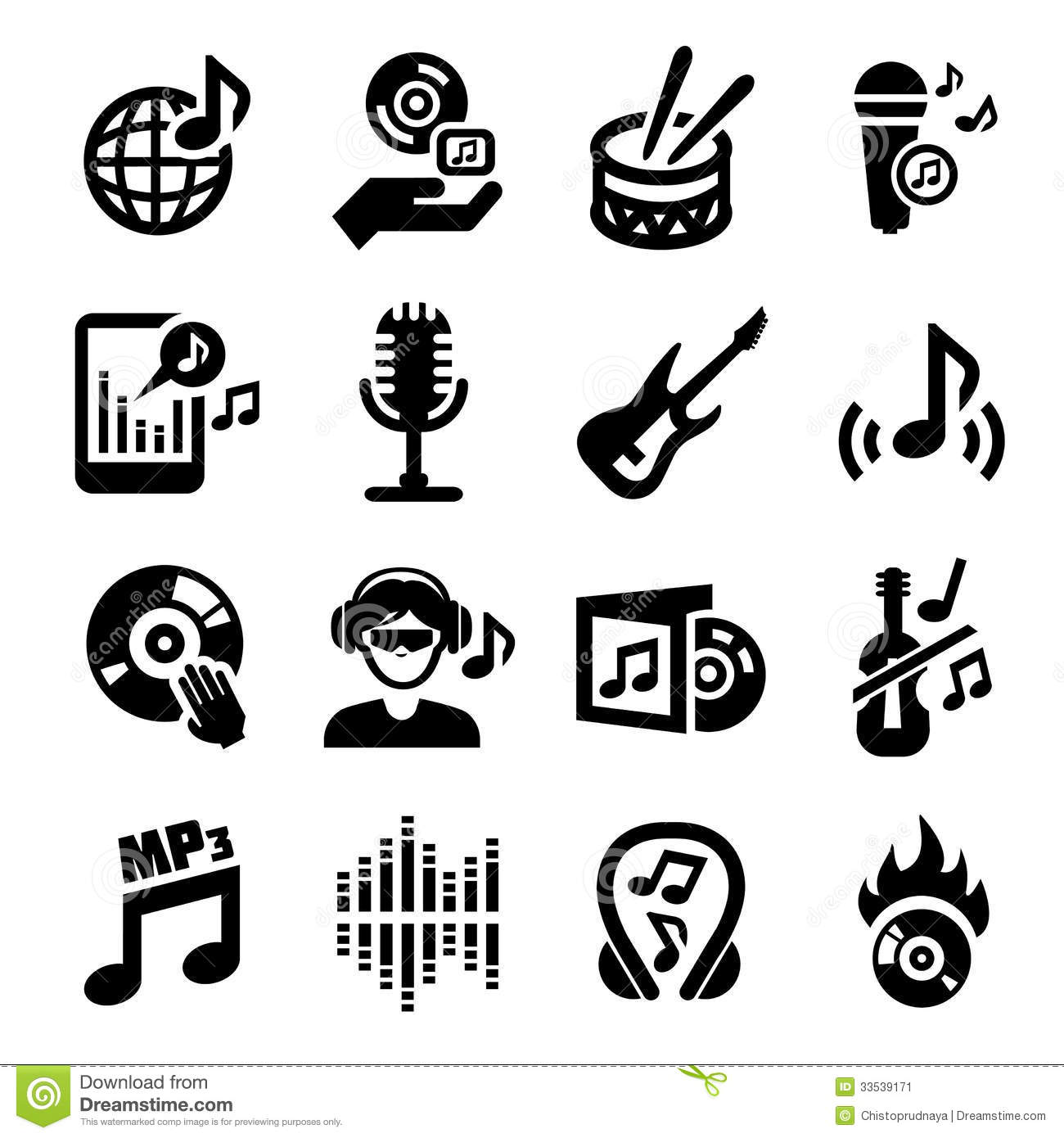 Music Vector Icons