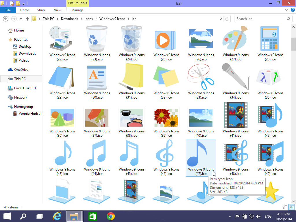 New Windows 1.0 Icons