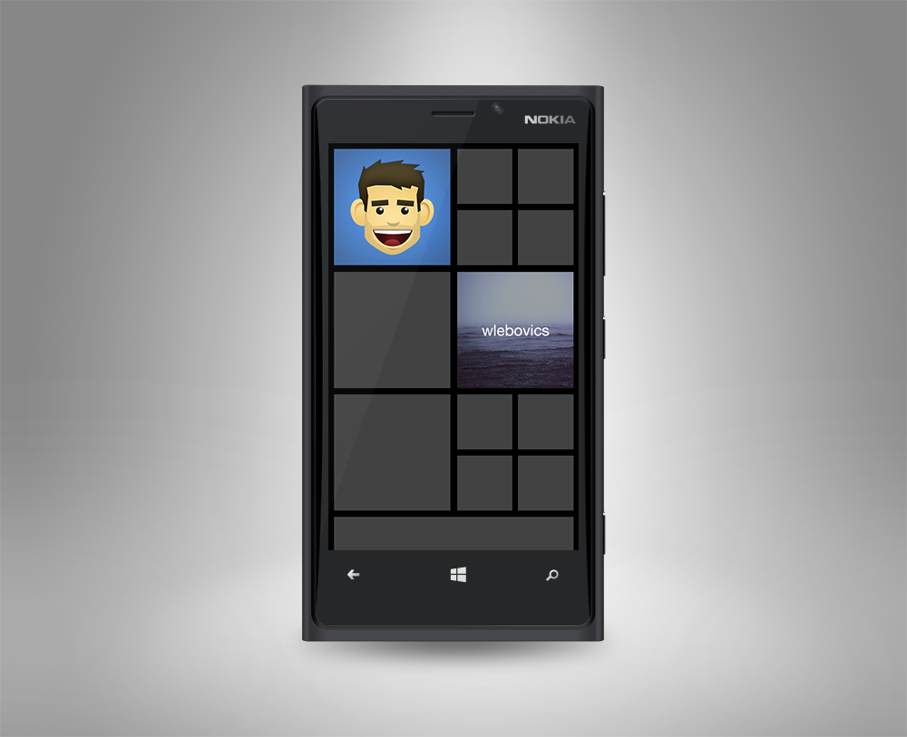 5 Nokia Lumia PSD Template Images