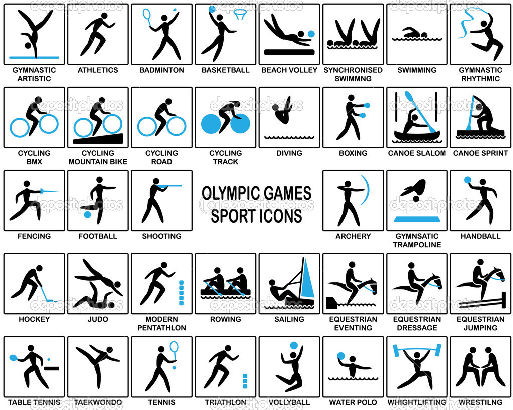 Olympic Games Sport Icons