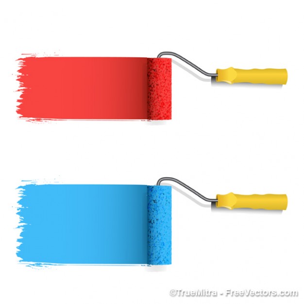 Paint Roller Vector