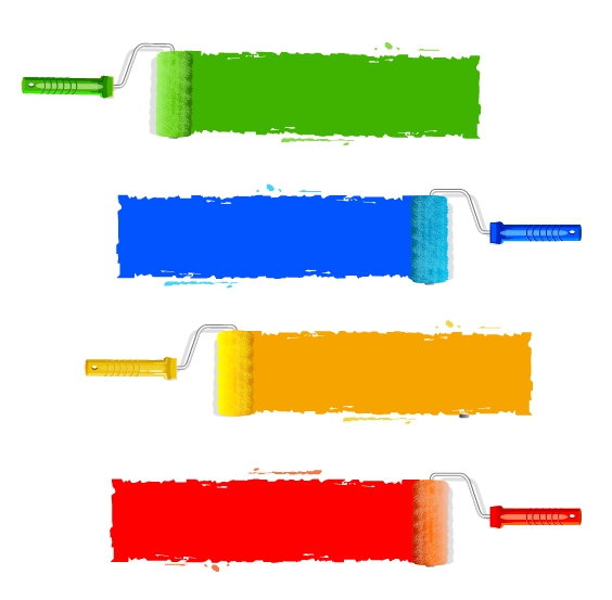 Paint Roller Vector Paint Roller Vector