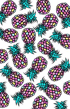 Pineapple Art Print Pattern