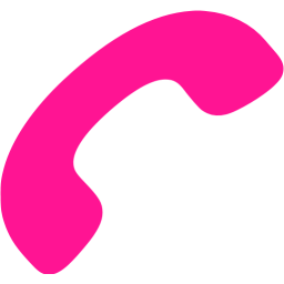 Pink Telephone Icon