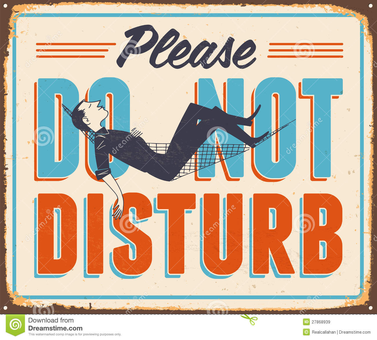 Please Do Not Disturb Sign