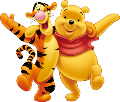 Pooh Bear and Tiger