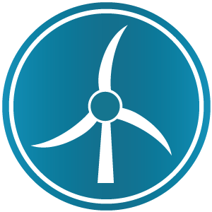 Power Wind Turbine Icon