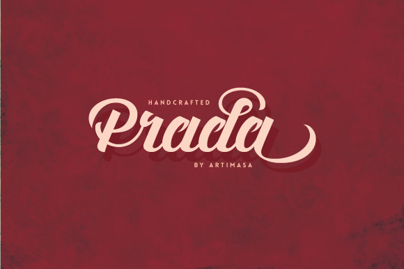 Prada Script Font Typeface