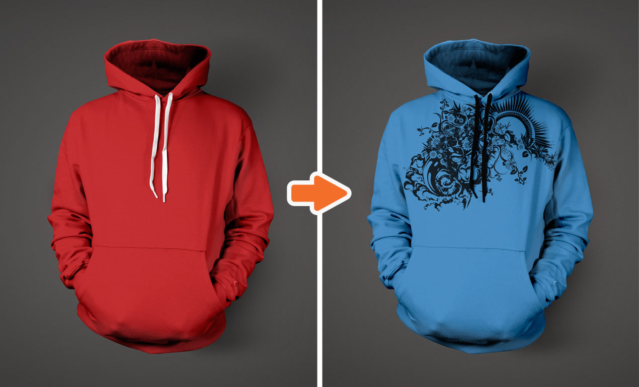 Pullover Hoodie Mockup Templates