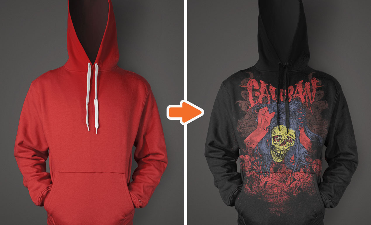 Pullover Hoodie Mockup Templates