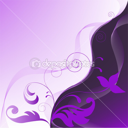 Purple and White Abstract Vector Backgrounds