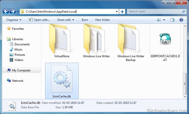 Repair Windows 7 Icons