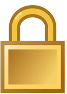 Rights Management Icon Lock