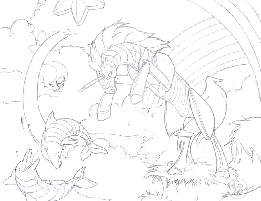 Robot Unicorn Attack Coloring Pages Robot Unicorn Attack Coloring Pages