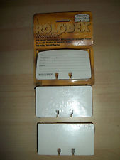 Rolodex Refill Cards