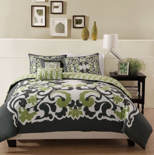 Sage Green and Gray Comforter Sets