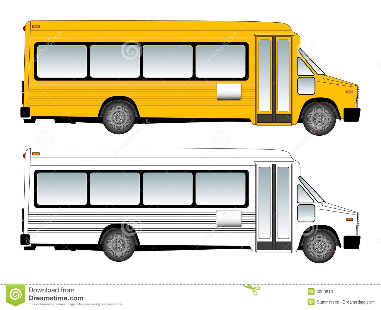 School Bus Drawing Side View