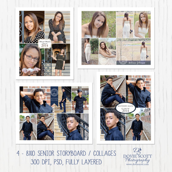 Senior Collage Templates