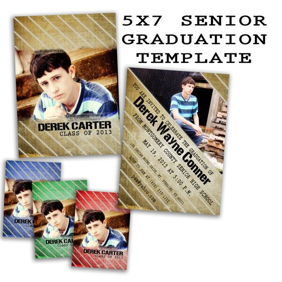 Senior Graduation Invitation Templates