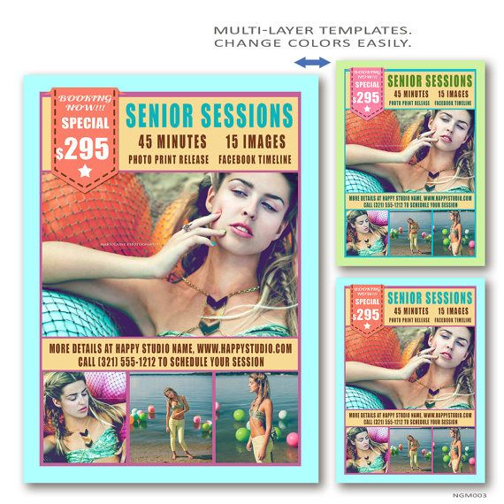 Senior Photography Marketing Templates