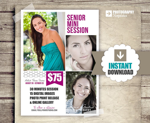 Senior Photography Marketing Templates