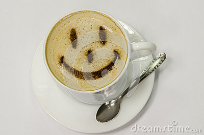 Smiley with Coffee