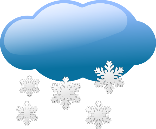 Snow Weather Symbol Clip Art