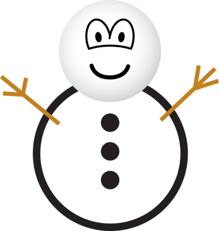 Snowman Smiley-Face Emoticon