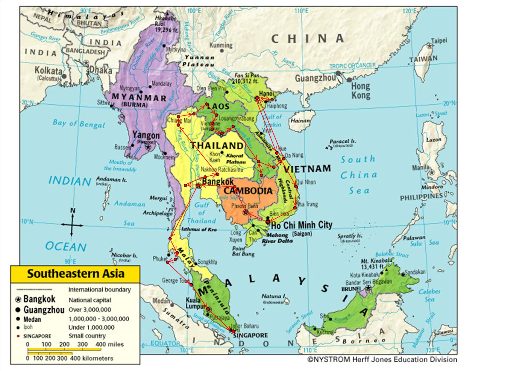 16 Vector South East Asia Maps Images Map Of South East Asia