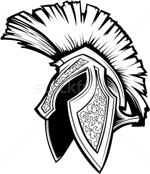 Spartan Helmet Vector