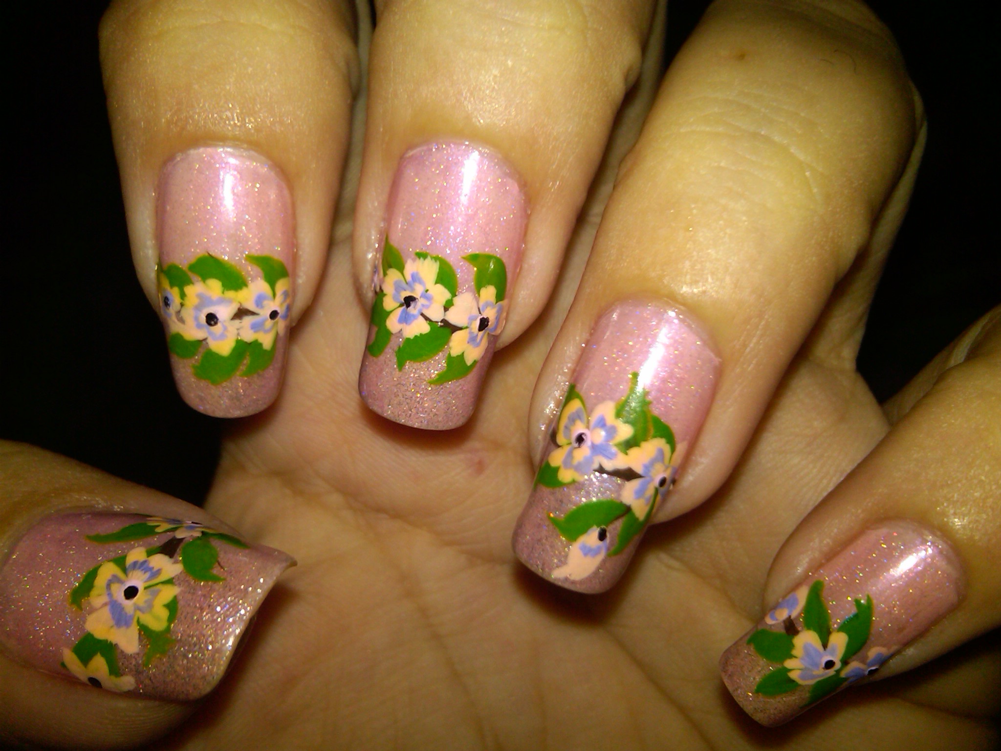 Spring Acrylic Nail Designs Spring Acrylic Nail Designs