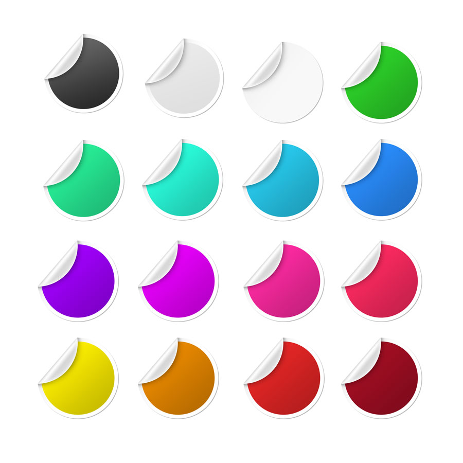 Sticker Template PSD Sticker Template PSD