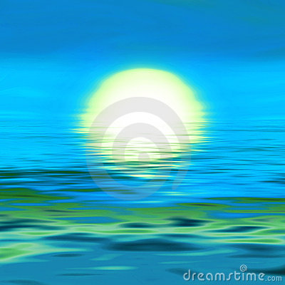 11 Sunrise On Water Graphic Design Images