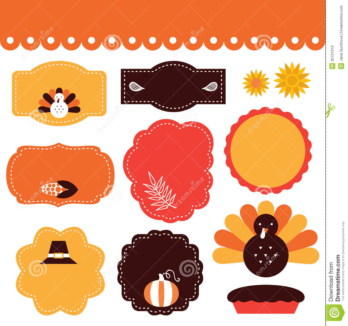 Thanksgiving Vector Elements