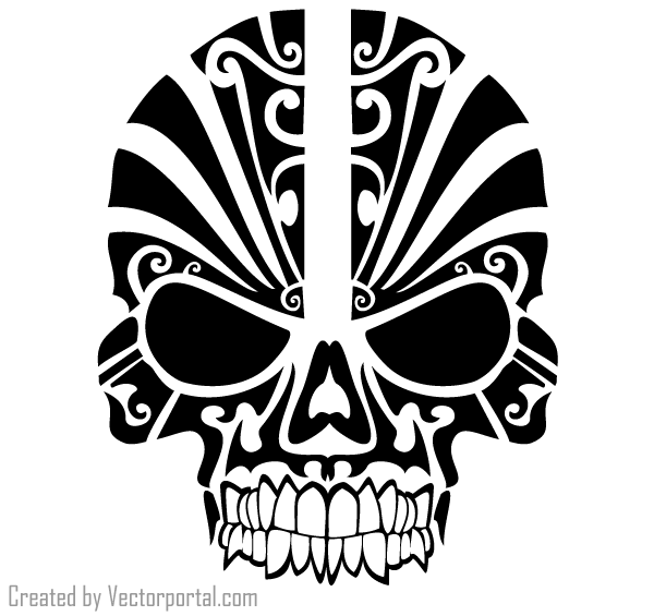 Tribal Skull Designs