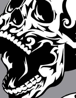 Tribal Skull Vector Art