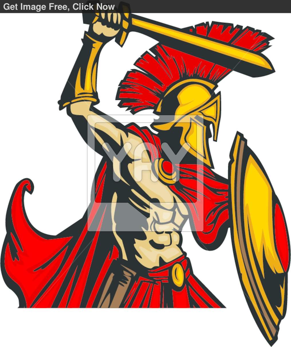 Trojan Soldier Clip Art