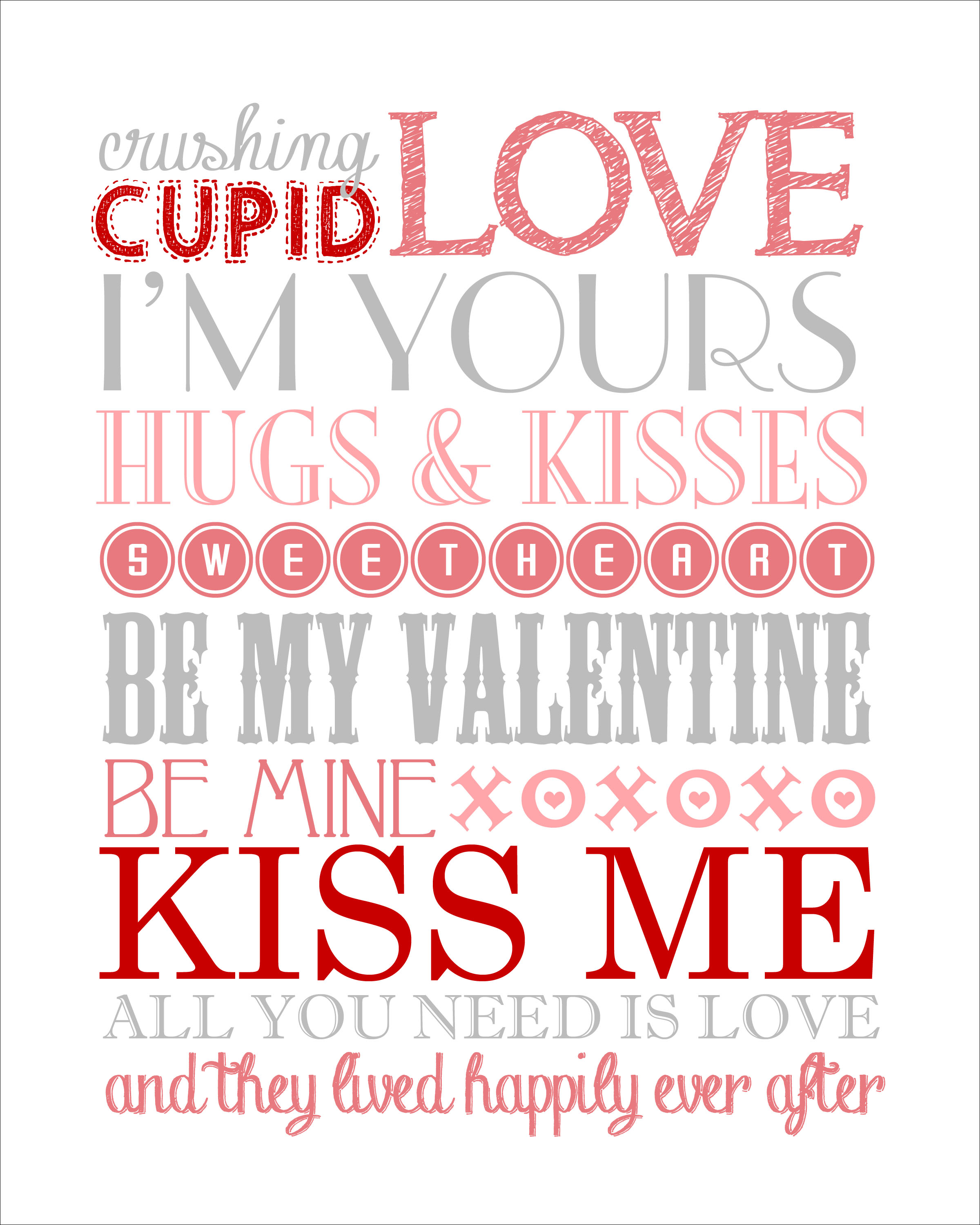 Valentine's Day Printables Valentine's Day Printables