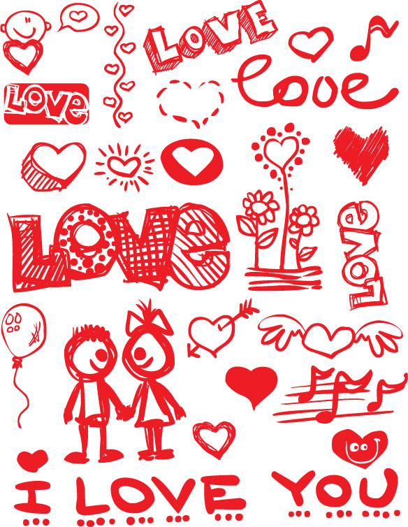 Valentine's Day Vector Graphics Valentine's Day Vector Graphics
