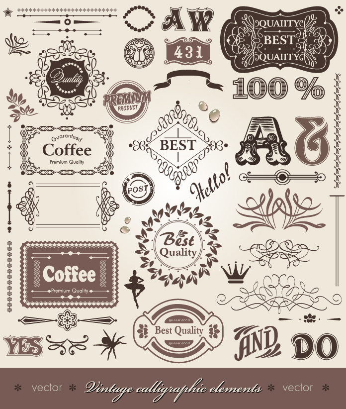 Vintage Signs Vector Free