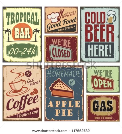 Vintage Style Sign