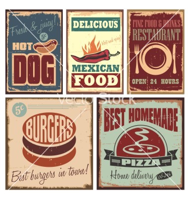 Vintage Style Tin Sign Vintage Style Tin Sign