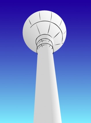 Water Tower Clip Art Free