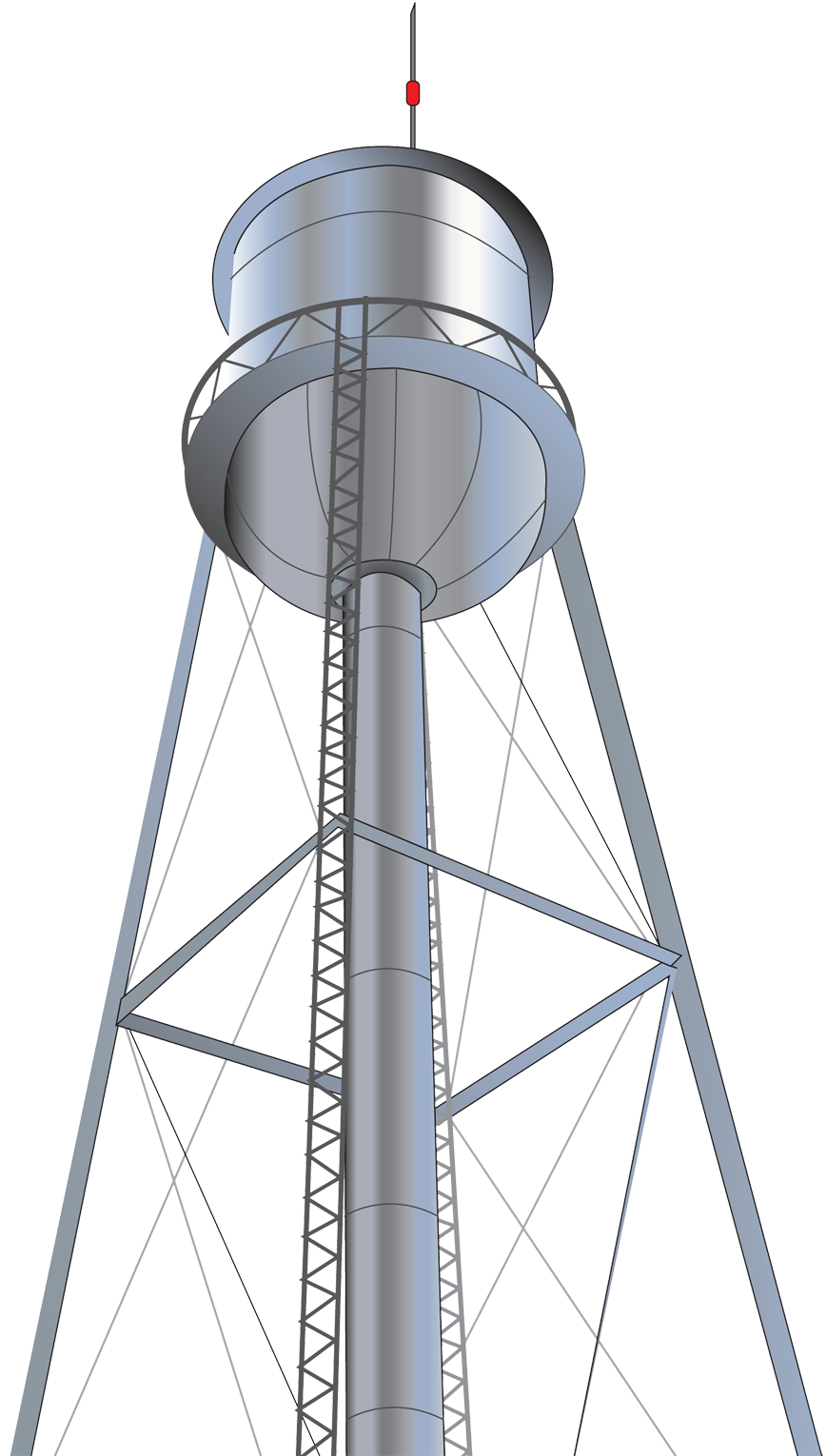 Water Tower Clip Art