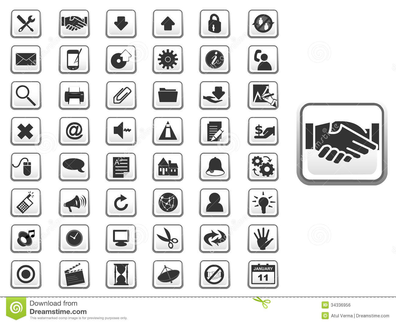 Web Application Icon Set Free