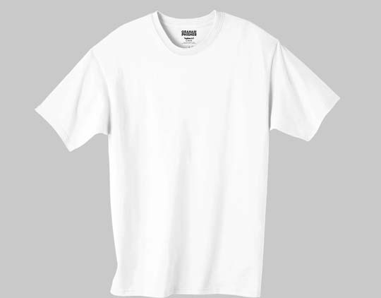 White T-Shirt PSD Template for Free