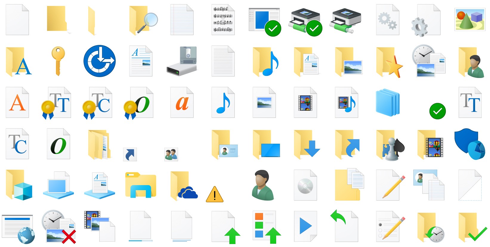 Windows 1.0 Icons