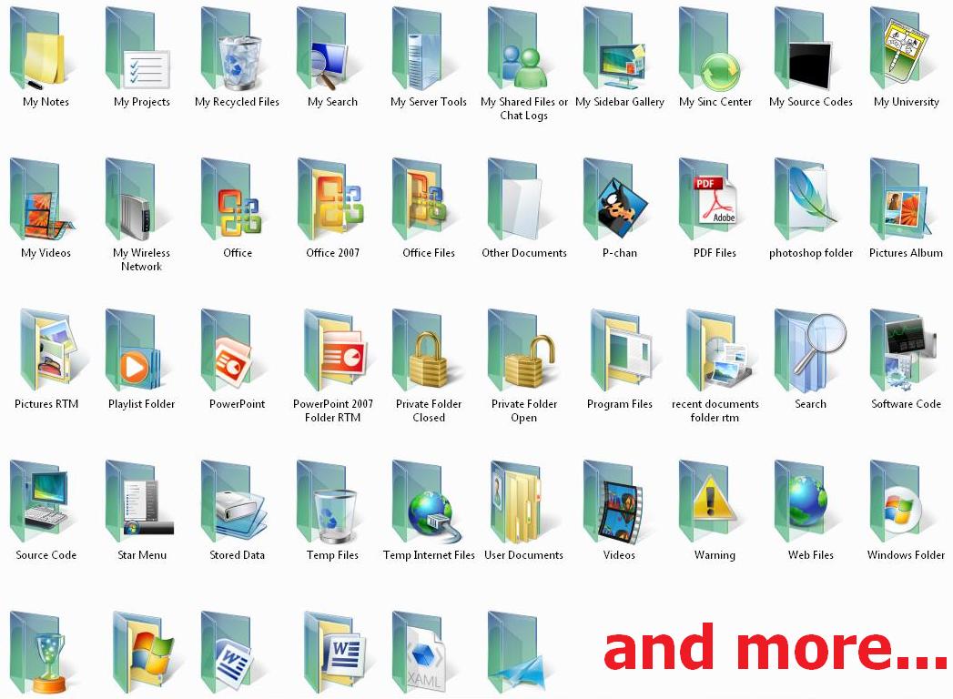 Windows Vista Folder Icons