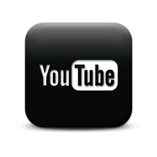 YouTube Logo Black and White